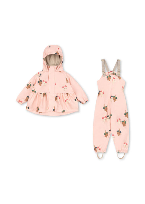 Konges sløjd Rainy palme regntøj - Bow Kitty pink