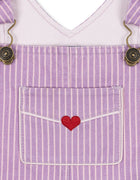 RHW X KS Lettre overalls - stripe lupino