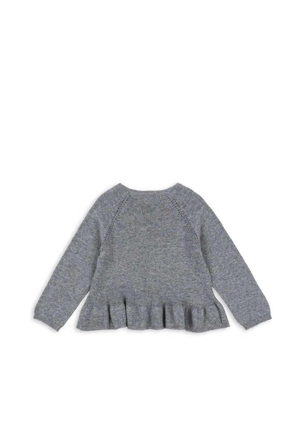 Konges sløjd cathy sweater - grey melange