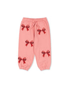 Konges sløjd lou bow joggingbukser - strawberry ice