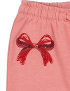 Konges sløjd lou bow joggingbukser - strawberry ice