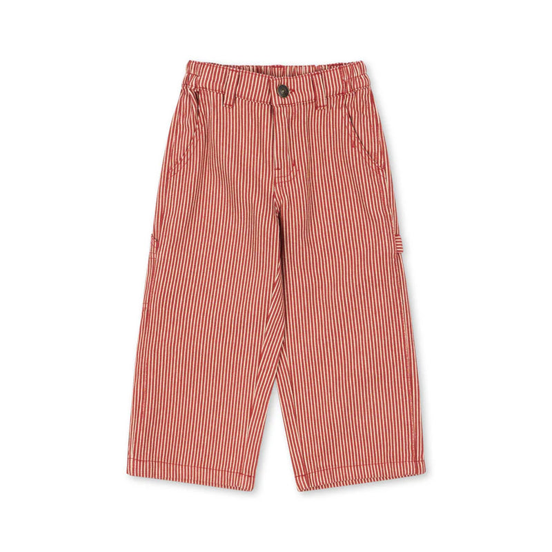 Konges sløjd luc bukser - milk rouge stripe