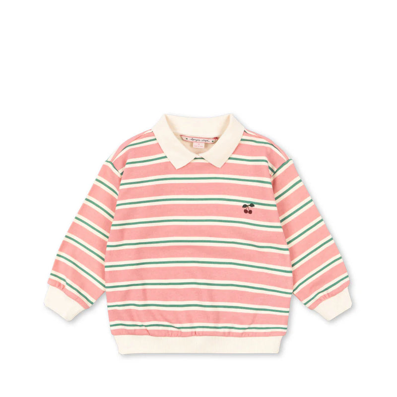 Konges sløjd spotty polo - blush bound stripe