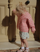 RHW X KS Bella jakke - peach blossom check