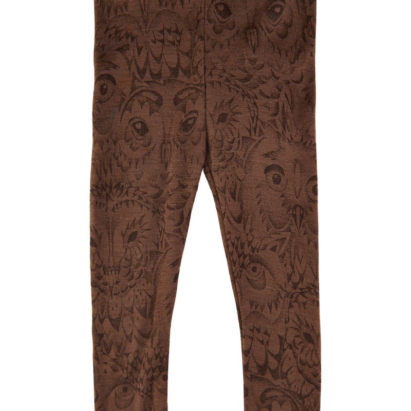 Soft Gallery Uld leggings - Cacao brown