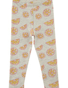 Soft Gallery SGPaula Baby Oranges Leggings - Light Grey Melange