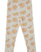 Soft Gallery SGPaula Baby Oranges Leggings - Light Grey Melange