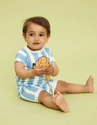 Soft Gallery baby stripes t-shirt - Gardenia