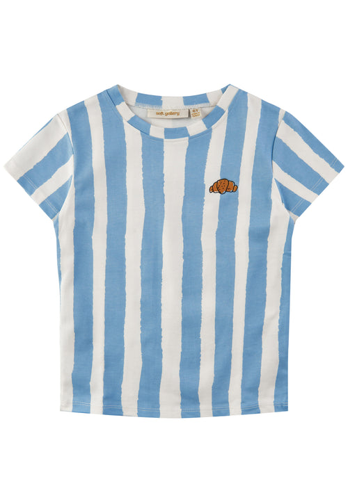 Soft Gallery SGBass Stripes T-shirt - Gardenia