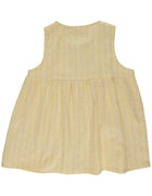 Soft Gallery SGBlillen stripe dress - Amber Yellow