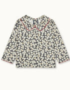 Lalaby Ida top (baby) - snow flower