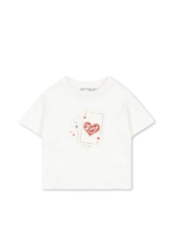 RHW X KS Jack tshirt - antique white
