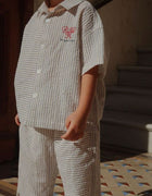 RHW X KS Duo bukser - stripe bluie