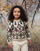 Serendipity alpaca jewel sweater - multi