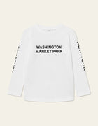 Les deux washington LS tee - white/black