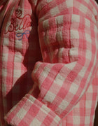 RHW X KS Bella jakke - peach blossom check