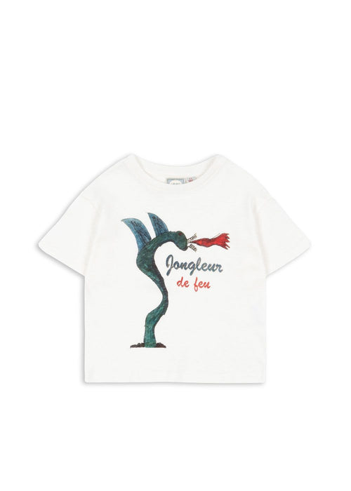 RHW X KS Jongleur tshirt - antique white