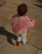RHW X KS Bella jakke - peach blossom check