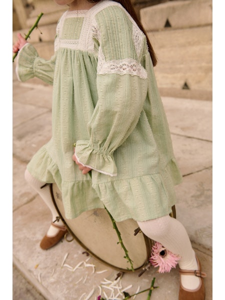 Louise misha laureline kjole - almond