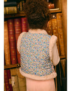 Louise misha librane vest - multico patch creme