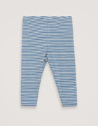 Serendipity baby leggings stripe - azur/ecru