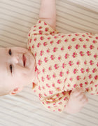 Konges sløjd minnie puff sleeve body - rosie sorbet