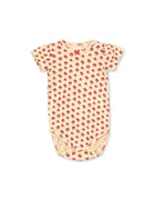 Konges sløjd minnie puff sleeve body - rosie sorbet