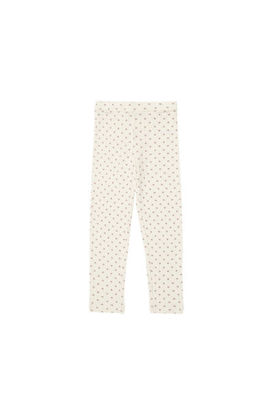 Skall Musling Edie Leggings - Alistar/ Light cream/Burgundy