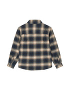 Mads nørgaard flannel svano skjorte - midnight navy check