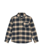 Mads nørgaard flannel svano skjorte - midnight navy check