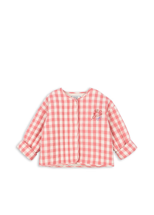 RHW X KS Bella jakke - peach blossom check