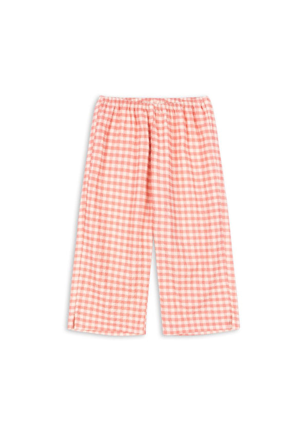 RHW X KS Bella bukser - peach blossom check