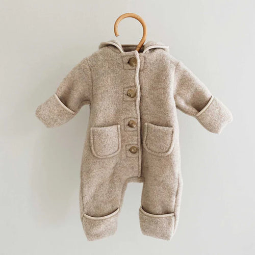 Lalaby teddy onesie - oat